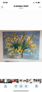 Olieverfschilderij Bloemstilleven Adri Dijkhorst 150x200 cm, Ophalen of Verzenden