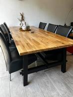 Grote Industriele eettafel, Ophalen, Gebruikt, 200 cm of meer, 50 tot 100 cm