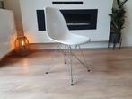 8 x Vitra Eames DSR Design Stoelen Wit sidechair, Ophalen, Kunststof, Gebruikt, Wit