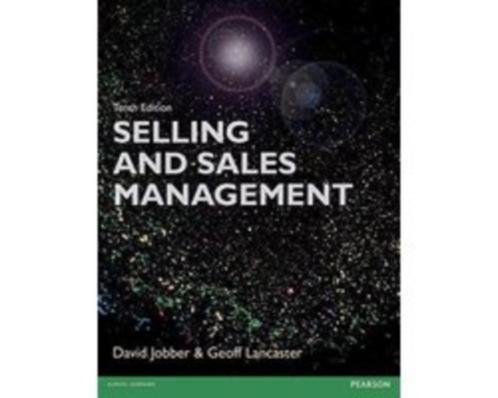 Selling & Sales Management 10th 9781292078007, Boeken, Studieboeken en Cursussen, Zo goed als nieuw, HBO, Beta, Verzenden