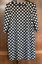 Jurk LaDress La Dress maat L polkadot stippen, Blauw, Ophalen of Verzenden, Gedragen, Boven de knie