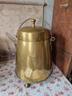 Antiek messing doofpot, Ophalen of Verzenden