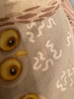 Uilen Deken - Zacht en Warm!, Huis en Inrichting, Ophalen of Verzenden, Zo goed als nieuw, Grijs, Overige typen