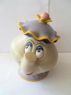 Belle en het Beest Spaarpot Mevrouw Tuit Disney, Ophalen of Verzenden, Assepoester of Belle, Zo goed als nieuw, Beeldje of Figuurtje