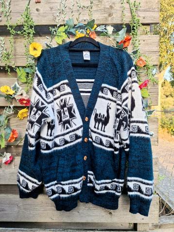 Heerlijk zachte vintage Inca wollen schattig vest beschikbaar voor biedingen