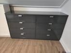 Grote ikea ladekast met 8 lades donker grijs, Ophalen, Gebruikt, 5 laden of meer, 150 tot 200 cm