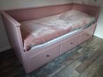 In goede staat: Ikea roze Hemnes bed, Ophalen, Gebruikt, 180 cm of meer, 85 tot 100 cm