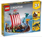 Lego Vikingschip en de Midgaardslang (31132)., Kinderen en Baby's, Speelgoed | Duplo en Lego, Ophalen of Verzenden, Nieuw, Complete set