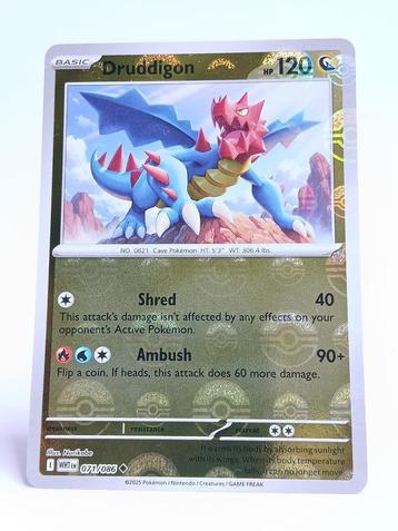 Pokémon - WHTEN - Druddigon - 071/086 - Poké Ball beschikbaar voor biedingen