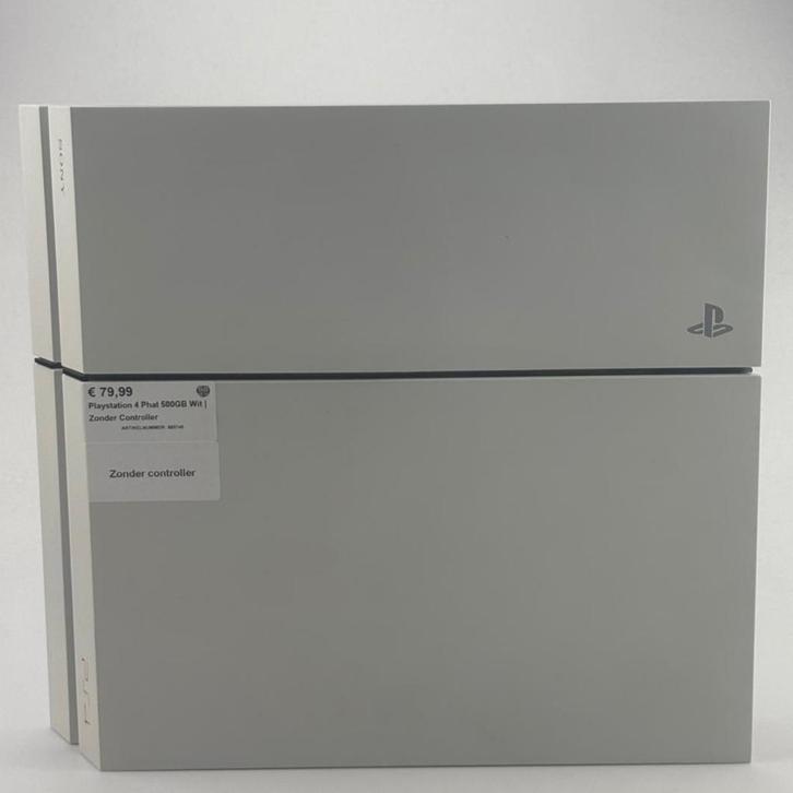Playstation 4 Phat 500GB Wit | Zonder Controller, Spelcomputers en Games, Spelcomputers | Sony PlayStation 4, Zo goed als nieuw