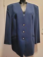 Mooie chique blauwe blazer "Marcona" mt44, Ophalen of Verzenden, Zo goed als nieuw, Maat 42/44 (L), Blauw