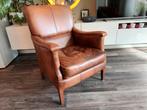 Mooie schapenleren fauteuil merk Bendic. Ned fabrikaat, Ophalen, Zo goed als nieuw