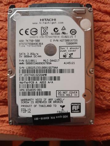 Opruiming diverse merken SATA  Harddisks 2½ inch (getest) beschikbaar voor biedingen