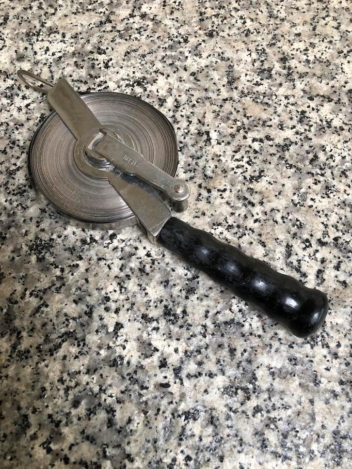 RVS meetlint 30 meter, Doe-het-zelf en Verbouw, Meetapparatuur, Gebruikt, Overige meters, Ophalen of Verzenden