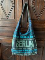Blauw-groen-grijze tas, schoudertas, damestas Berlin Berlijn, Ophalen of Verzenden, Zo goed als nieuw, Grijs
