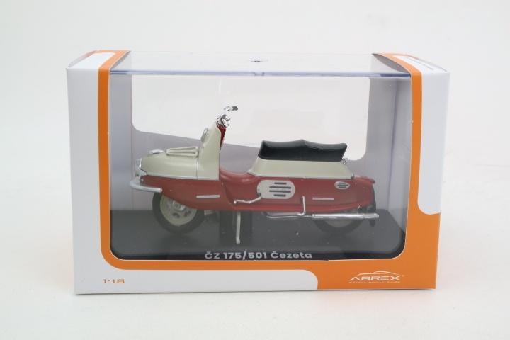 1:18  ČZ 175/501 Čezeta 1957-64  -  Abrex, Overige merken, -, Info@bram-modelcars.nl, Nieuw