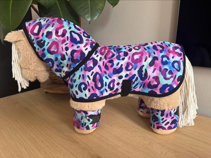 Deken, halster, barebackpad knuffelpony (o.a. Crafty Pony), Kinderen en Baby's, Speelgoed | Knuffels en Pluche, Nieuw, Ophalen of Verzenden