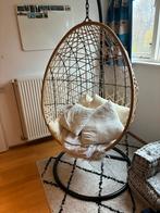 Egg Hangstoel, Huis en Inrichting, Stoelen, Ophalen, Zwart, Nieuw, Riet of Rotan