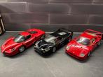 3x Ferrari 1:18 F40 F50 en ENZO HotWheels, Hobby en Vrije tijd, Modelauto's | 1:18, Ophalen of Verzenden, Zo goed als nieuw, Auto