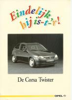 Opel Corsa Twister 2 cabriolet folders, Ophalen of Verzenden, Gelezen, Opel