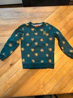 Donkergroene trui met leuk motief van Tygo&Vito, maat 98/104, Kinderen en Baby's, Kinderkleding | Maat 98, Trui of Vest, Tygo&Vito