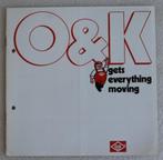 O&K Orenstein & Koppel folder 4, 1979, oa spoorwegmateriaal, Verzamelen, Spoorwegen en Tramwegen, Ophalen of Verzenden, Gebruikt