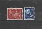 Suriname 1949-54, NVPH LP31 t/m LP32, Ongebruikt., Postzegels en Munten, Postzegels | Suriname, Verzenden, Postfris