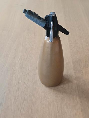 Jaren 60 Vintage Retro BOC Sparklets Bronzen Soda Siphon €15 beschikbaar voor biedingen