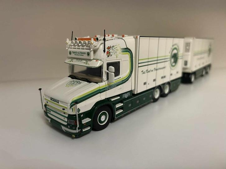 Tekno Scania torpedo camper Patrick VD Hoeven, Hobby en Vrije tijd, Modelauto's | 1:50, Zo goed als nieuw, Bus of Vrachtwagen