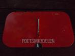 Jaren 70 kist(poetsmiddelen), oranje, Brabantia., Verzamelen, Ophalen, Huis en Inrichting