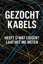 Gezocht kabels en koper, Doe-het-zelf en Verbouw, Elektra en Kabels, Ophalen, Kabel of Snoer
