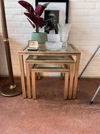 ✨ Pierre Vandel Paris – Set van 3 Mimetafels – Franse Chic ✨, Ophalen, Minder dan 50 cm, Gebruikt, Minder dan 50 cm