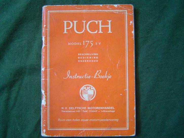Puch 175SV motorfiets instructie boekje, Motoren, Handleidingen en Instructieboekjes, Overige merken, Ophalen of Verzenden