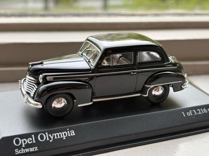Opel Olympia Schwarz | Minichamps/pma | Mint | Box |, Hobby en Vrije tijd, Modelauto's | 1:43, Nieuw, Auto, Overige merken, Ophalen of Verzenden