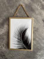 Gouden Fotolijst Palmblad, Ophalen of Verzenden, Zo goed als nieuw, Metaal of Aluminium, Minder dan 50 cm