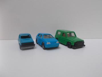 3x 1:87 | VW Volkswagen Golf & Mercedes-Benz G-Klasse beschikbaar voor biedingen