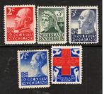 100 nvph 203-207 rode kruis zegels1927 ongebruikt zie scans., Postzegels en Munten, Postzegels | Nederland, Verzenden, Na 1940
