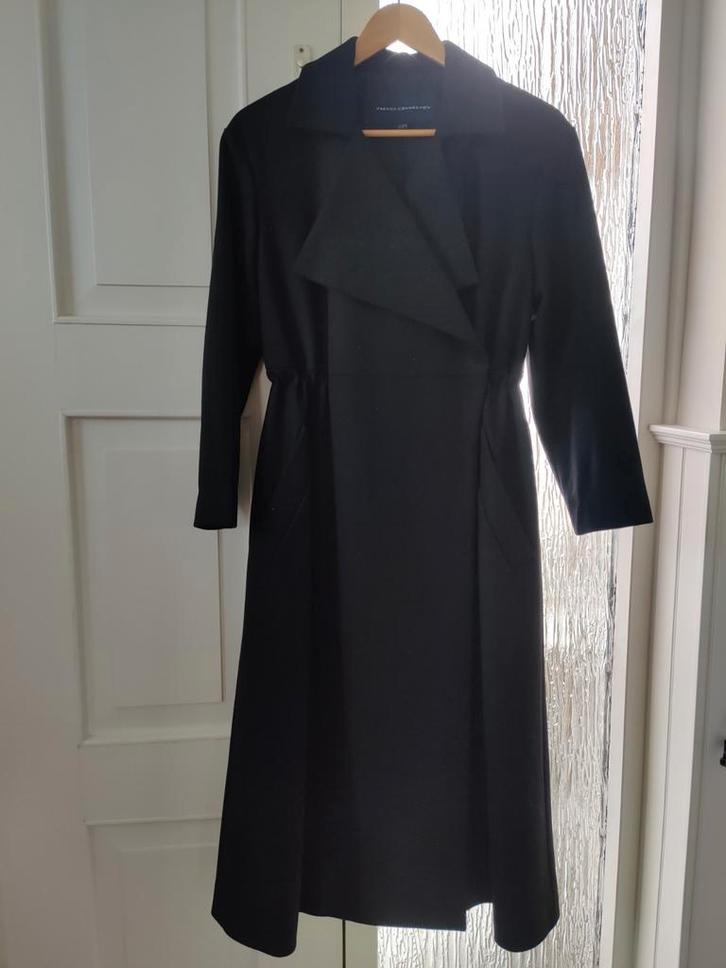 Elegante zwarte jas, Kleding | Dames, Jassen | Zomer, Zo goed als nieuw, Maat 38/40 (M), Zwart, Ophalen