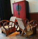 Oosterse Fauteuil(s), Huis en Inrichting, Ophalen, Riet of Rotan, Minder dan 75 cm, Zo goed als nieuw