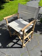 4 tuinstoelen bamboe regisseurstoelen, Tuin en Terras, Zo goed als nieuw, Rotan, Ophalen