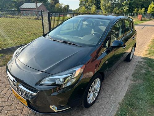 Opel Corsa 1.0T 66KW/90PK 5D 2015 Zwart, Auto's, Opel, Particulier, Corsa, ABS, Achteruitrijcamera, Airbags, Airconditioning, Android Auto