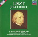 LISZT Venezia e Napoli CD JORGE BOLET DECCA, Cd's en Dvd's, Ophalen of Verzenden, Romantiek, Gebruikt, Kamermuziek