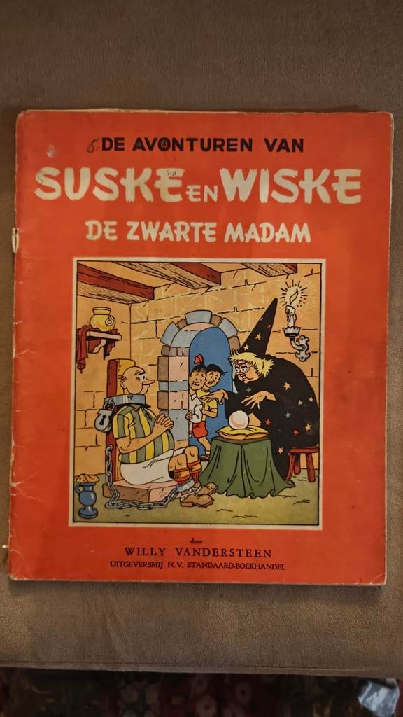 Suske en Wiske - De Zwarte Madam - 1952, Boeken, Stripboeken, Eén stripboek, Ophalen of Verzenden, Gelezen, Willy Vandersteen