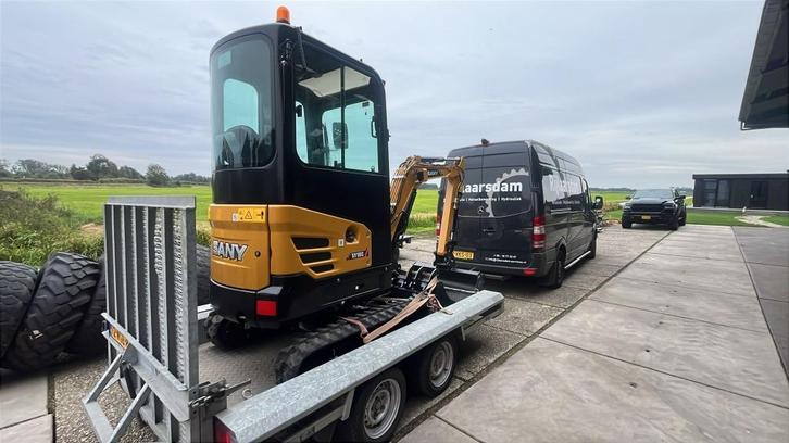 Sany Minigraver, Zakelijke goederen, Machines en Bouw | Kranen en Graafmachines, Graafmachine, Ophalen of Verzenden