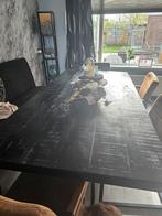 Mahonie  tafel, Huis en Inrichting, Tafels | Eettafels, Gebruikt, Rechthoekig, Ophalen of Verzenden, Vijf personen of meer