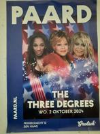 poster THE THREE DEGREES 2 oktober 2024 PAARD nieuw, Rechthoekig Staand, Nieuw, Ophalen of Verzenden, A1 t/m A3