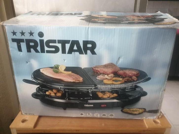 Tristar RA-2946 Raclette, steengrill, Witgoed en Apparatuur, Gourmetstellen, Zo goed als nieuw, Ophalen of Verzenden