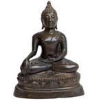 Antiek Thais bronzen Boeddhabeeld