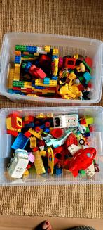 2 bakken Duplo, Kinderen en Baby's, Speelgoed | Duplo en Lego, Ophalen, Gebruikt, Losse stenen, Duplo