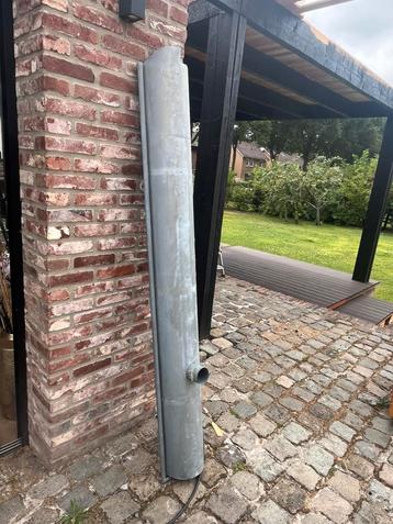 Restant dakgoot 1,5 m zink beschikbaar voor biedingen